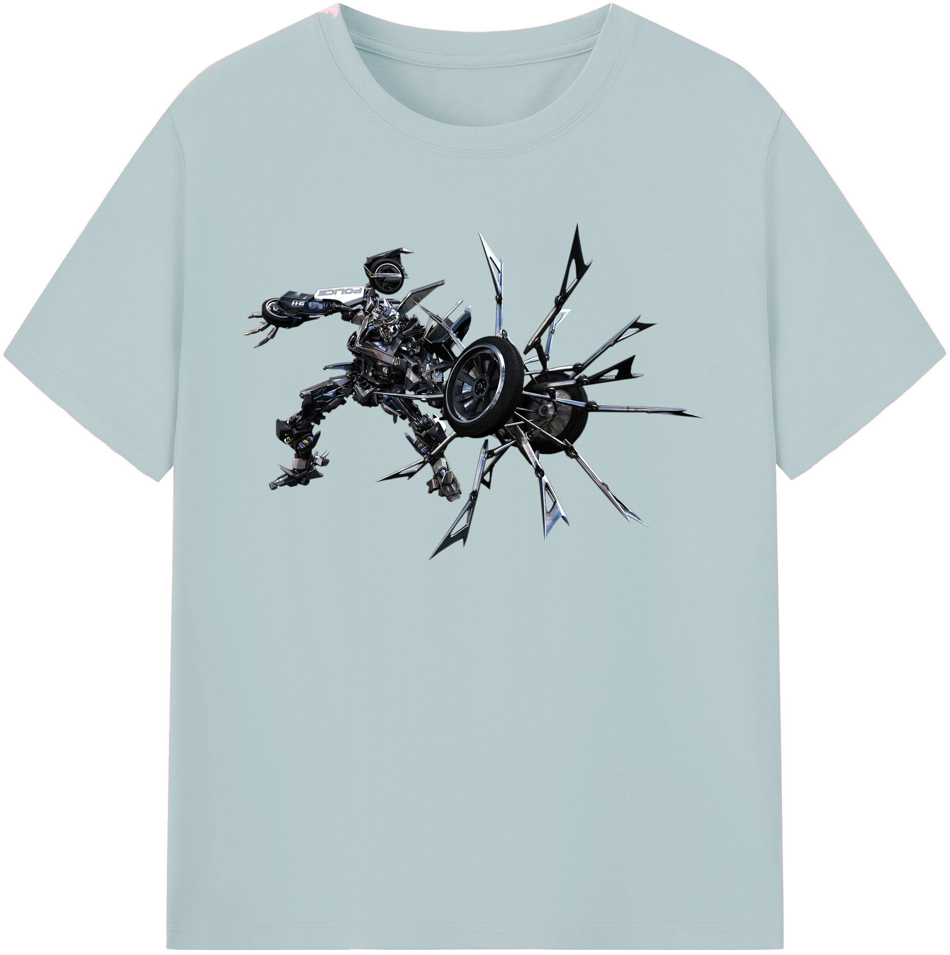 （画像用）  綿100％半袖Tシャツ（フロントプリント）